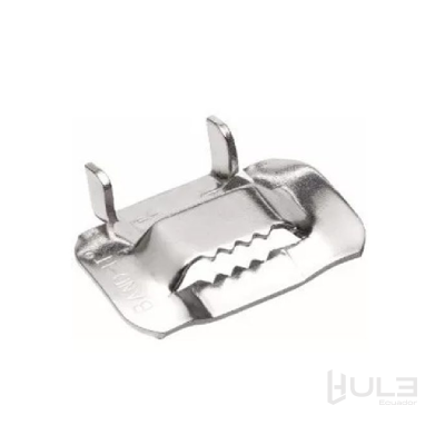 HEBILLA PARA CINTA METALICA 1/4 FUNDA DE 100 UN